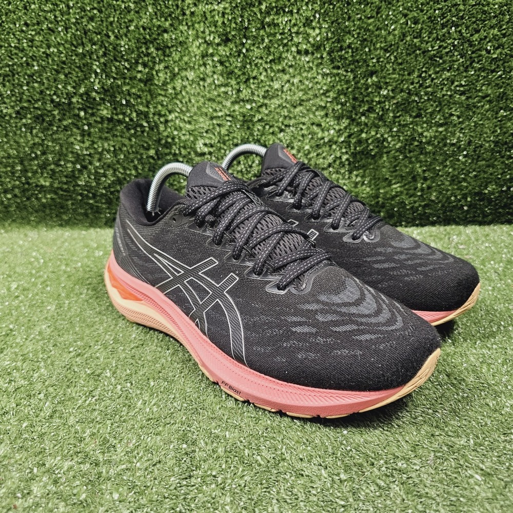Asics GT-2000 11 Black Pink Peach Athletic Running Sneakers Womens Size 10.5